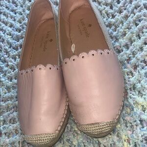 Kate Spade Pink Espadrille Flats
